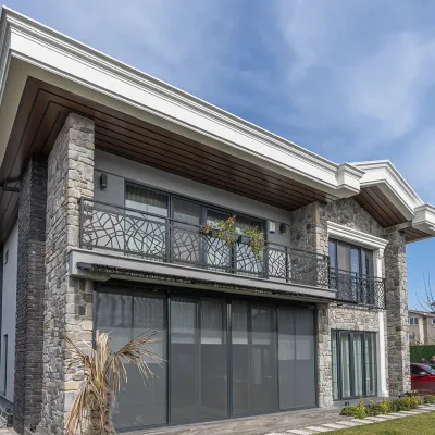 Troy Ash Dekoratif Taş Villa Cephe Kaplama