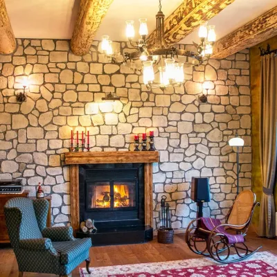 Şömine Duvarı Troy Dekoratif Taş Kaplama