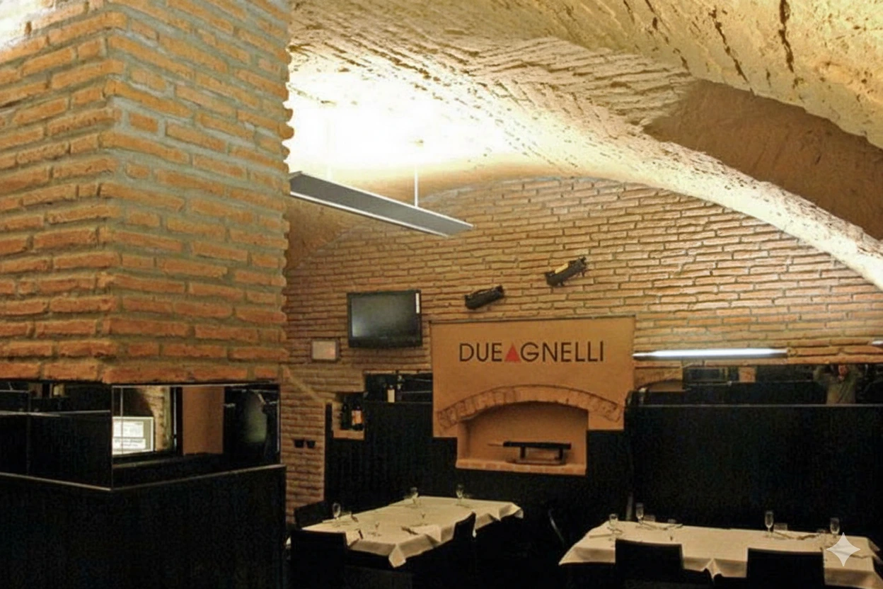 Restoran ve kafeler için dekoratif tuğla duvar tasarımı.